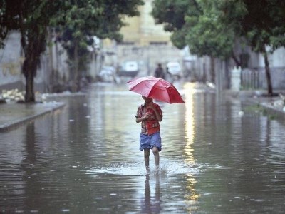 Kid in the Rain